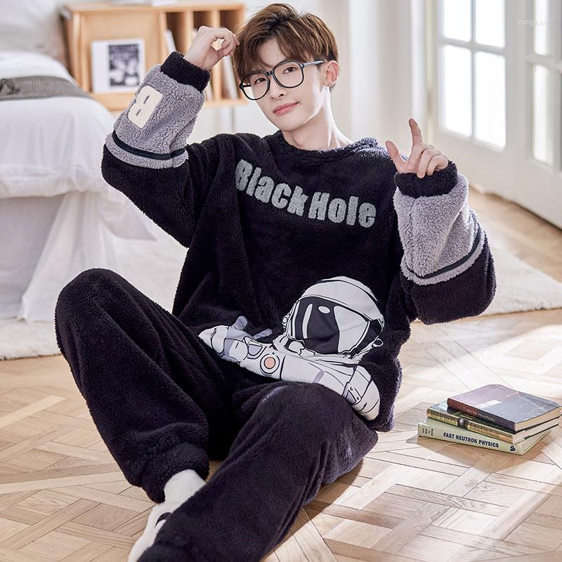 Men's Sleepwear Sets Flannel Home Sleeve Winter Long Cartoon Pyjamas Bear Warm Men Thick Pajama Clothing Fashion Style Male Plush Lover 13, 14
Men's Sleepwear Sets Flannel Home Sleeve Winter Long Cartoon Pyjamas Bear Warm Men Thick Pajama Clothing Fashion Style Male Plush Lover 13, 14