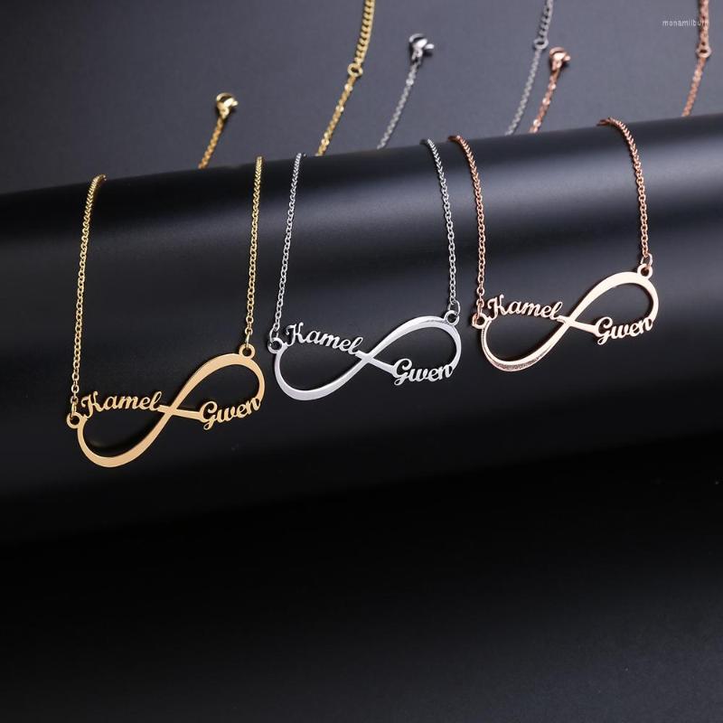 Pendant Necklaces Custom Stainless Steel Infinity Name Necklace For Women Men Personalized Silver Gold Rose Heart Choker Jewelry
Pendant Necklaces Custom Stainless Steel Infinity Name Necklace For Women Men Personalized Silver Gold Rose Heart Choker Jewelry