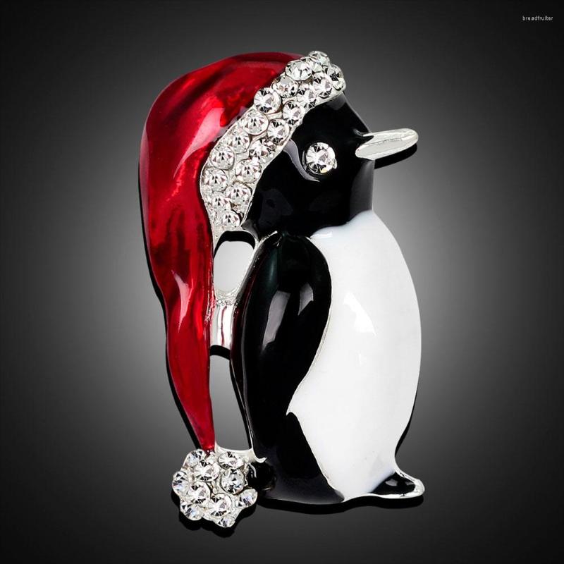 Brooches Handmade Rhinestone Penguin For Women Child Year's Gift Red Hat Animal Cloth Accessories Harajuku Christmas Brooch
Brooches Handmade Rhinestone Penguin For Women Child Year's Gift Red Hat Animal Cloth Accessories Harajuku Christmas Brooch