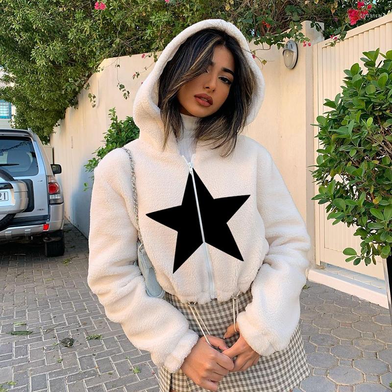 Women' Jackets Puloru Vintage Grunge Star Hooded Coats Women E-Girl Aesthetic Clothes Fall Winter Warm Long Sleeve Zipper Outwear, White
Women' Jackets Puloru Vintage Grunge Star Hooded Coats Women E-Girl Aesthetic Clothes Fall Winter Warm Long Sleeve Zipper Outwear, White