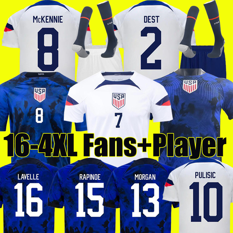 Adult kids kits 2022 PULISIC USAS soccer jerseys united states 22/23 RAPINOE football shirt AARONSON 2023 REYNA McKENNIE MORRIS DEST YEDLIN Llanez ADAMS MORGAN socks, 22-23 home player
Adult kids kits 2022 PULISIC USAS soccer jerseys united states 22/23 RAPINOE football shirt AARONSON 2023 REYNA McKENNIE MORRIS DEST YEDLIN Llanez ADAMS MORGAN socks, 22-23 home player
