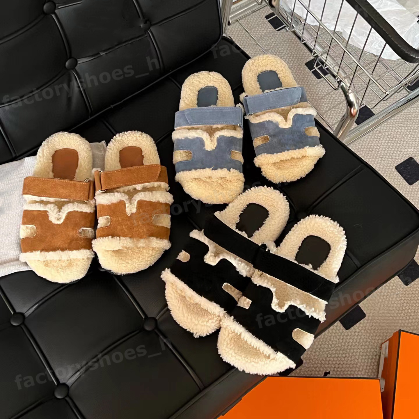 Wool Chypre Slippers Designer Fur Slipper Women Fluffy Furry Sandals Warm Winter Flat Slides Suede Sandal Classic Beach Furry Flip Flops, Color5
Wool Chypre Slippers Designer Fur Slipper Women Fluffy Furry Sandals Warm Winter Flat Slides Suede Sandal Classic Beach Furry Flip Flops, Color5