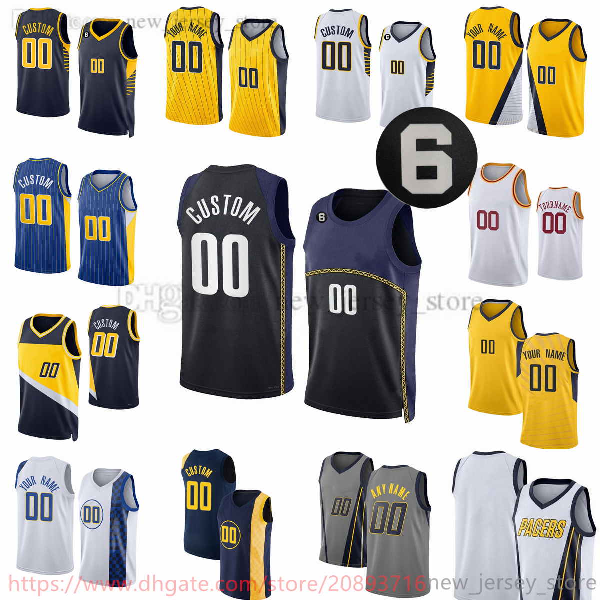 Custom Printed 2022-23 New Season Basketball Jerseys 3 Chris Duarte 00 Bennedict Mathurin Jersey 2 Andrew Nembhard 10 Kendall Brown Aaron Nesmith Goga Bitadze 6 patch, Printed (with team logo)
Custom Printed 2022-23 New Season Basketball Jerseys 3 Chris Duarte 00 Bennedict Mathurin Jersey 2 Andrew Nembhard 10 Kendall Brown Aaron Nesmith Goga Bitadze 6 patch, Printed (with team logo)