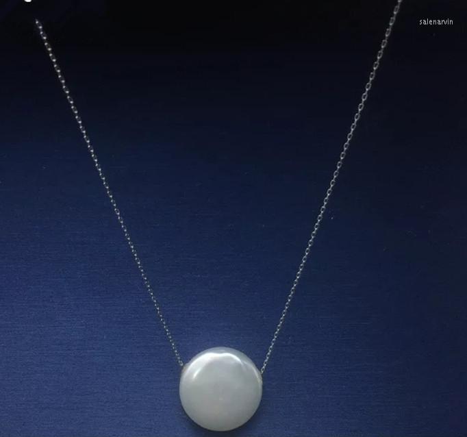 Chains Freshwater Pearl White Coin 13-14mm Silver95 Chain Necklace 18inch Wholesale Beads Nature FPPJ Woman
Chains Freshwater Pearl White Coin 13-14mm Silver95 Chain Necklace 18inch Wholesale Beads Nature FPPJ Woman