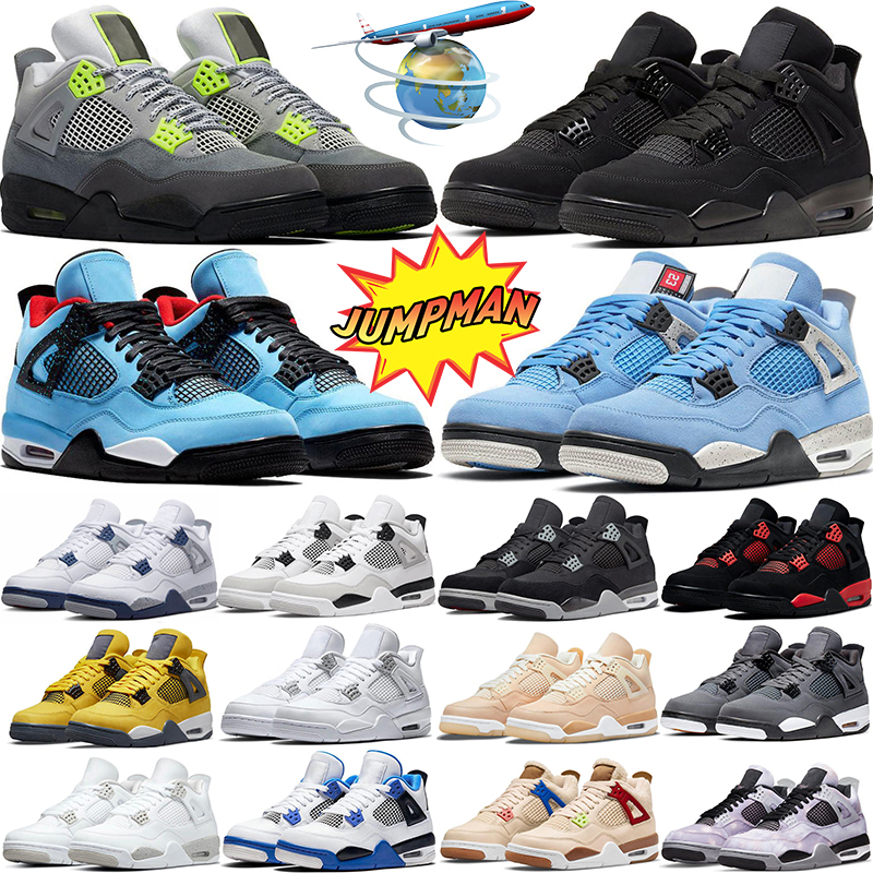 Original 4 4S Basketball Shoes Blak Cat Military Black Midnight Navy Neon White Oreo Shimmer Bred Canvas Zen Master Military Blue Mens Womens Sports Sneakers us 5.5-13, #20 safety orange 40-47
Original 4 4S Basketball Shoes Blak Cat Military Black Midnight Navy Neon White Oreo Shimmer Bred Canvas Zen Master Military Blue Mens Womens Sports Sneakers us 5.5-13, #20 safety orange 40-47