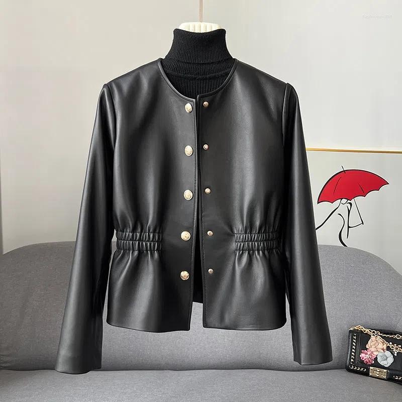 Women's Leather Autumn 2022 Slim High Waist Jacket Women's Short Black Female PU Coat Casual
Women's Leather Autumn 2022 Slim High Waist Jacket Women's Short Black Female PU Coat Casual