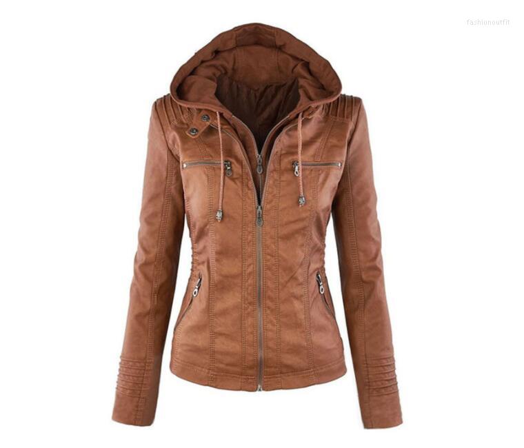 Women's Leather Faux Jacket Women Hoodies Winter Autumn Motorcycle Black Outerwear PU 2022 Coat
Women's Leather Faux Jacket Women Hoodies Winter Autumn Motorcycle Black Outerwear PU 2022 Coat
