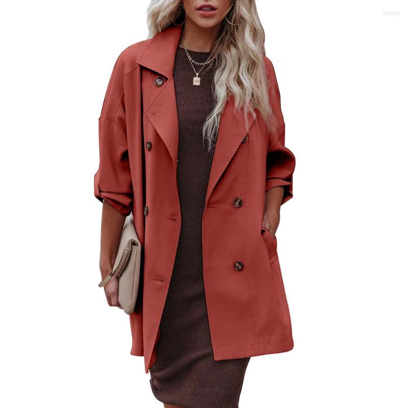 Women' Trench Coats Coat For Women Mid-Length Autumn And Winter Loose Casual Long Sleeves, Beige
Women' Trench Coats Coat For Women Mid-Length Autumn And Winter Loose Casual Long Sleeves, Beige