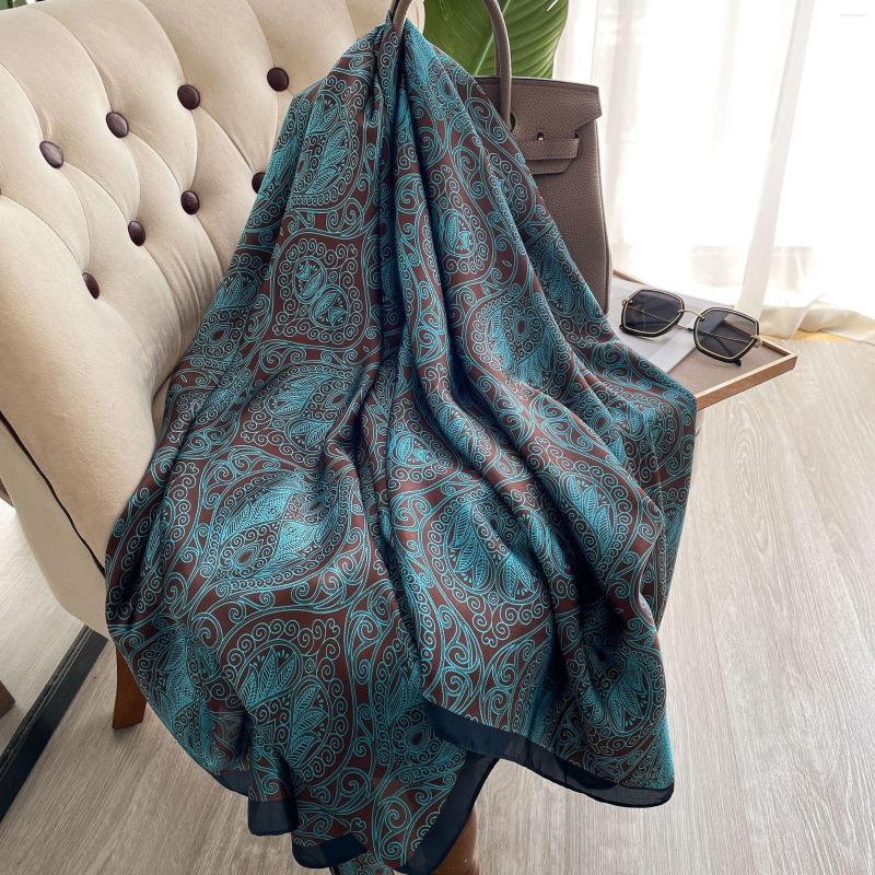 Scarves Summer Spring Silk Scarf For Women Long Shawls 90 180cm Female Beach Sunshine Head Hijab Lady Hair Scarfs Neckerchief Soft
Scarves Summer Spring Silk Scarf For Women Long Shawls 90 180cm Female Beach Sunshine Head Hijab Lady Hair Scarfs Neckerchief Soft