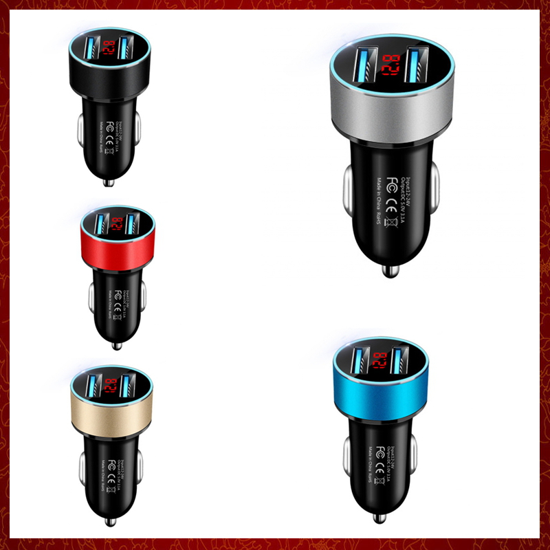 CC329 Car Charger Dual USB QC 3.0 Adapter Cigarette Lighter LED Voltmeter For All Types Mobile Phone Chargers Smart Dual Charging, Same as the photo
CC329 Car Charger Dual USB QC 3.0 Adapter Cigarette Lighter LED Voltmeter For All Types Mobile Phone Chargers Smart Dual Charging, Same as the photo