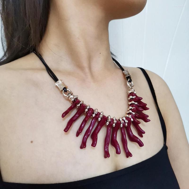 Choker HC Boheomian Imitation Coral Pendant Necklace Women Summer Statement Neck Jewelry Ethnic Natural Coralline Retro
Choker HC Boheomian Imitation Coral Pendant Necklace Women Summer Statement Neck Jewelry Ethnic Natural Coralline Retro