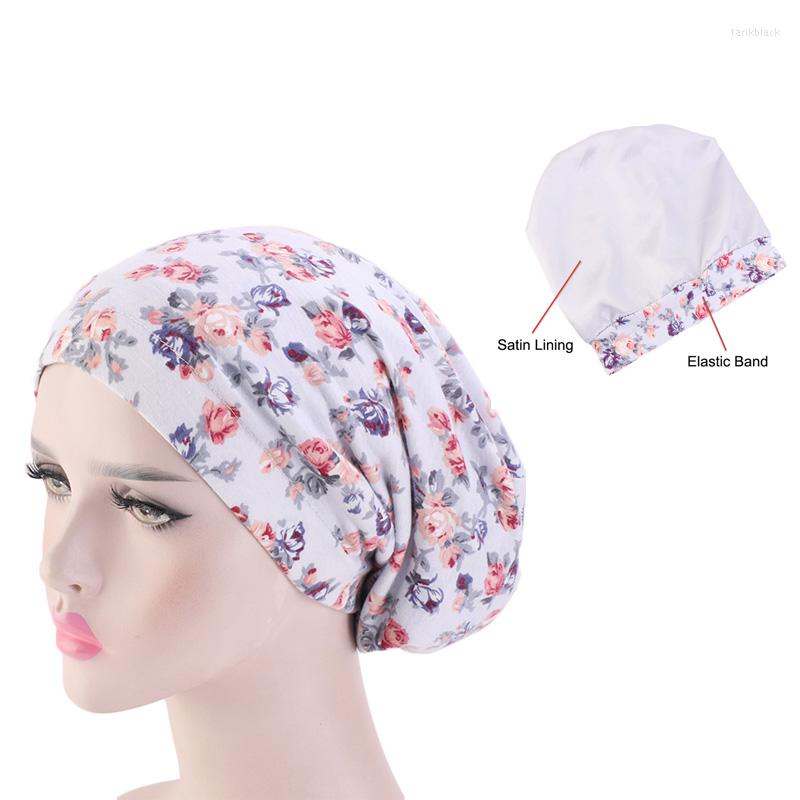 Berets Women Cotton Print Baggy Hat Satin Lining Chemo Cap Elastic Band Night Sleep Headwear Hair Accessories, Black
Berets Women Cotton Print Baggy Hat Satin Lining Chemo Cap Elastic Band Night Sleep Headwear Hair Accessories, Black