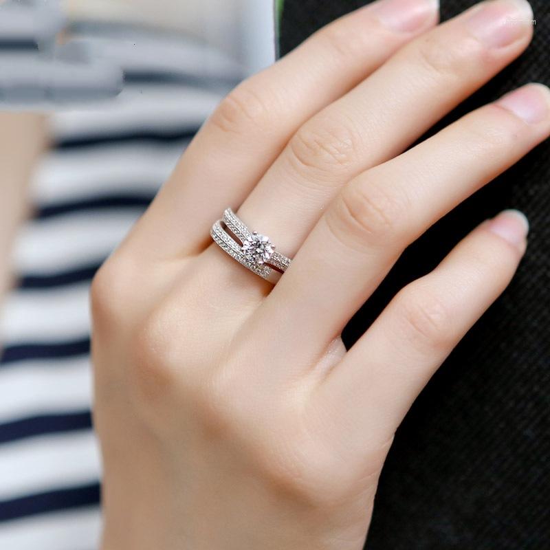 Cluster Rings BABYLLNT 925 Sterling Silver Ring Two In One Zircon Wedding For Woman High Jewelry Gift
Cluster Rings BABYLLNT 925 Sterling Silver Ring Two In One Zircon Wedding For Woman High Jewelry Gift