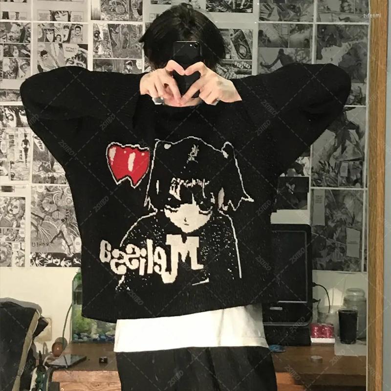 Women's Sweaters Streetwear Knitted Men And Women Angel Printed Jumper Autumn Hip Hop Harajuku Oversized Casual O-Neck Pullover Unisex, Black
Women's Sweaters Streetwear Knitted Men And Women Angel Printed Jumper Autumn Hip Hop Harajuku Oversized Casual O-Neck Pullover Unisex, Black