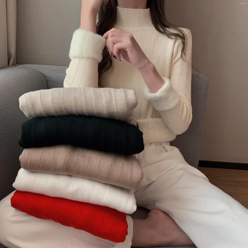 Women's Sweaters Make Firm Offers More Han Edition Add Wool Sweater Render Female Minks Velvet Integrated Within Half A Turtleneck, Sky blue
Women's Sweaters Make Firm Offers More Han Edition Add Wool Sweater Render Female Minks Velvet Integrated Within Half A Turtleneck, Sky blue