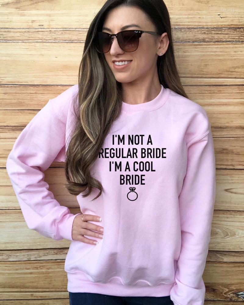 Women' Hoodies I'm Not A Regular Bride Cool Sweatshirt Pink Pure Cotton Wedding Young Gift Bachelorette Party Pullovers Tops, Gray-black txt
Women' Hoodies I'm Not A Regular Bride Cool Sweatshirt Pink Pure Cotton Wedding Young Gift Bachelorette Party Pullovers Tops, Gray-black txt