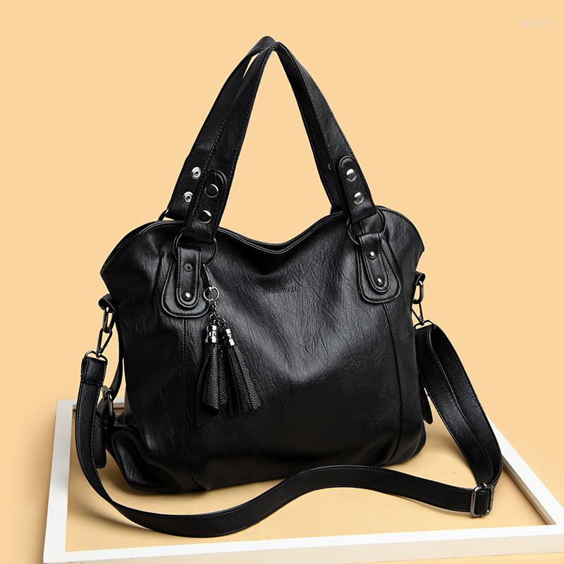 Evening Bags Large Capacity Soft Leather Luxury Handbag Women Designer High Quality Casual Tote Female Shoulder Crossbody Bag And Purses, Black
Evening Bags Large Capacity Soft Leather Luxury Handbag Women Designer High Quality Casual Tote Female Shoulder Crossbody Bag And Purses, Black