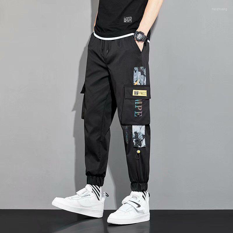 Men' Pants Overalls Men' Loose Summer Thin Fashion Brand Korean Multi Pocket Casual 9-point Leggings Student Harlan Letter Print 5XL, H009-2
Men' Pants Overalls Men' Loose Summer Thin Fashion Brand Korean Multi Pocket Casual 9-point Leggings Student Harlan Letter Print 5XL, H009-2