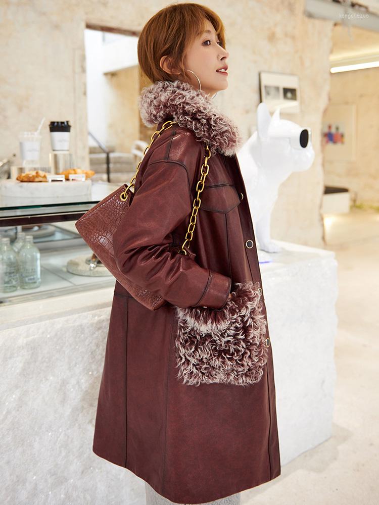 Women's Leather Genuine Jacket Women Real Sheepskin Coat Female Winter Down Jackets Lamb Fur Collar 2022 Mujer Chaqueta KQN69029 Pph1622, Blue
Women's Leather Genuine Jacket Women Real Sheepskin Coat Female Winter Down Jackets Lamb Fur Collar 2022 Mujer Chaqueta KQN69029 Pph1622, Blue