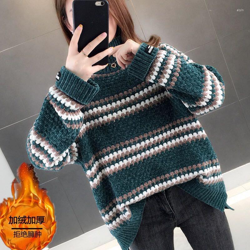 Women' Sweaters Woman Chandails Autumn Winter Sweater Women' High Collar Loose Fashion Knitwear Outer Wear, Green
Women' Sweaters Woman Chandails Autumn Winter Sweater Women' High Collar Loose Fashion Knitwear Outer Wear, Green