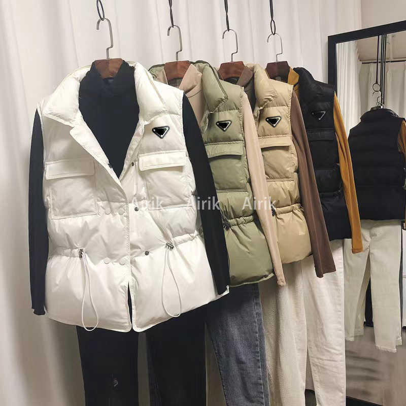 2023 Womens Downs Parkas White duck Vest Down Quilted Pockets Warm Jackets Women Winter Hood Long With Jacket Coat Outdoor size
2023 Womens Downs Parkas White duck Vest Down Quilted Pockets Warm Jackets Women Winter Hood Long With Jacket Coat Outdoor size