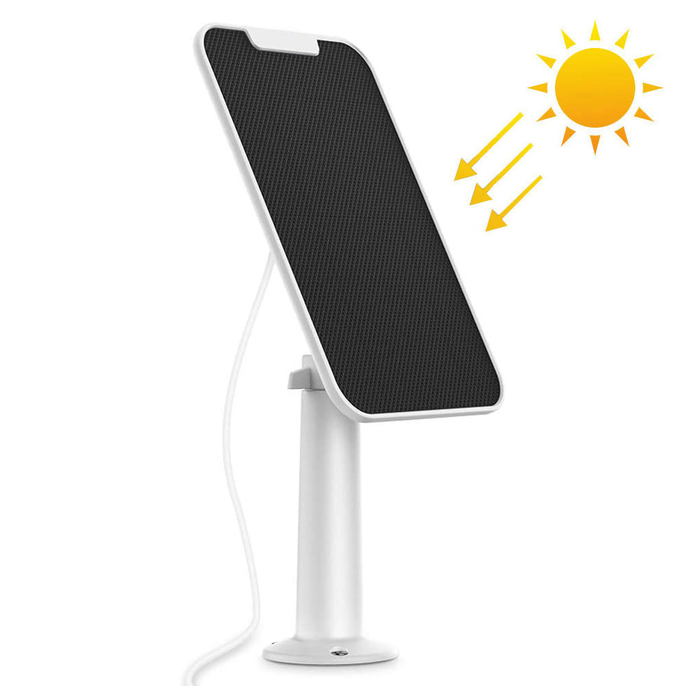 Solar Panels Waterproof Solar Panels Continuously Charging for Eufy Ring Reolink Blink Arlo etc Security Camera 221104
Solar Panels Waterproof Solar Panels Continuously Charging for Eufy Ring Reolink Blink Arlo etc Security Camera 221104