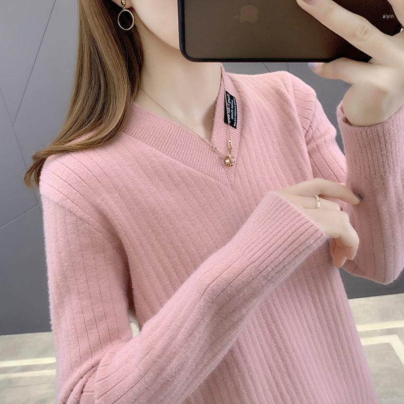 Women' Sweaters Autumn And Winter V-neck Sweater Women' Loose Long Sleeve Top Pullover, Red
Women' Sweaters Autumn And Winter V-neck Sweater Women' Loose Long Sleeve Top Pullover, Red