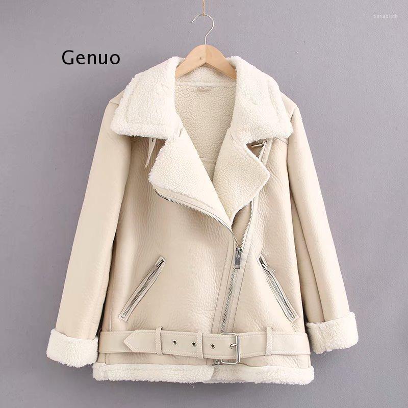 Women's Leather Winter Loose Black PU Jacket Women Fur Collar Motorcycle Coat Streetwaer Warm Biker Outwear 2022, Beige
Women's Leather Winter Loose Black PU Jacket Women Fur Collar Motorcycle Coat Streetwaer Warm Biker Outwear 2022, Beige