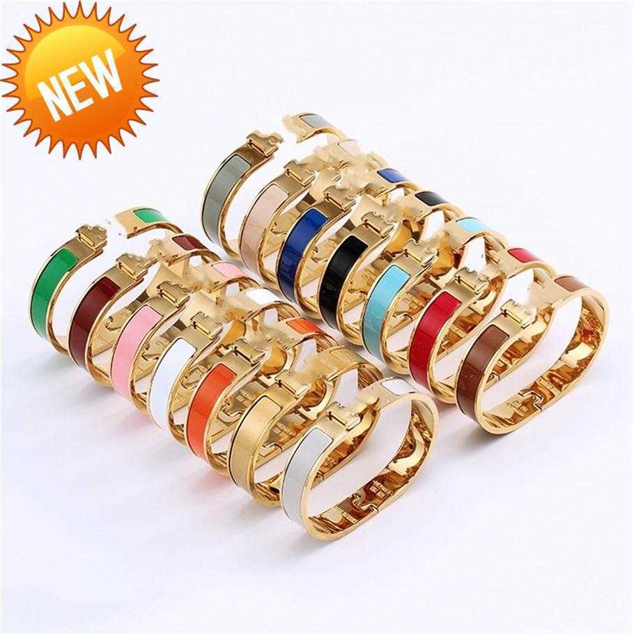 Designer H Bracelet Enamel Bangle Love jewelry Party Wedding Women Couple Hermeing Gift Multiple Colour Fashion Luxury size #17 Wi298c
Designer H Bracelet Enamel Bangle Love jewelry Party Wedding Women Couple Hermeing Gift Multiple Colour Fashion Luxury size #17 Wi298c