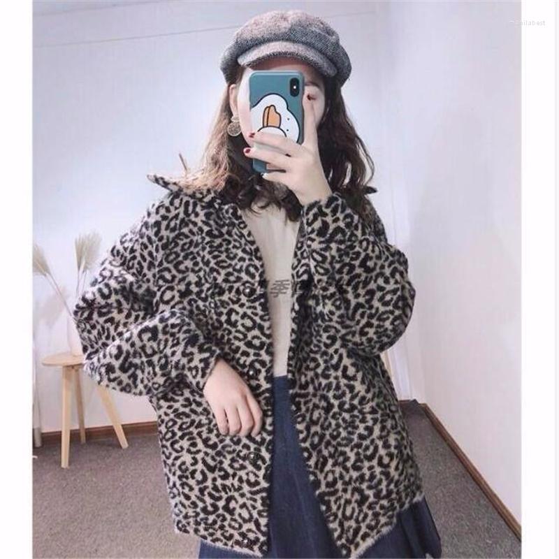 Women' Fur Imitation Mink Hair Women Coat Loose Leopard Cardigans Abrigos Mujer Invierno Slim Thick Jacket Winter T586, Black
Women' Fur Imitation Mink Hair Women Coat Loose Leopard Cardigans Abrigos Mujer Invierno Slim Thick Jacket Winter T586, Black