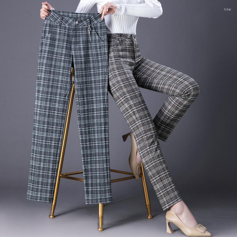 Women's Pants Spring And Autumn Women's High Waist Plaid Woolen Loose Straight Elastic Casual Trousers With Pockets Work, Gray grid
Women's Pants Spring And Autumn Women's High Waist Plaid Woolen Loose Straight Elastic Casual Trousers With Pockets Work, Gray grid