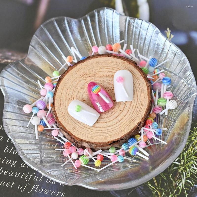 Nail Art Decorations 20/50Pcs Sweet Lollipop Decoration Resin Korean Lovely Candy Charms Mixed Color Summer Mini Lolly Bonbon Manicure Parts
Nail Art Decorations 20/50Pcs Sweet Lollipop Decoration Resin Korean Lovely Candy Charms Mixed Color Summer Mini Lolly Bonbon Manicure Parts