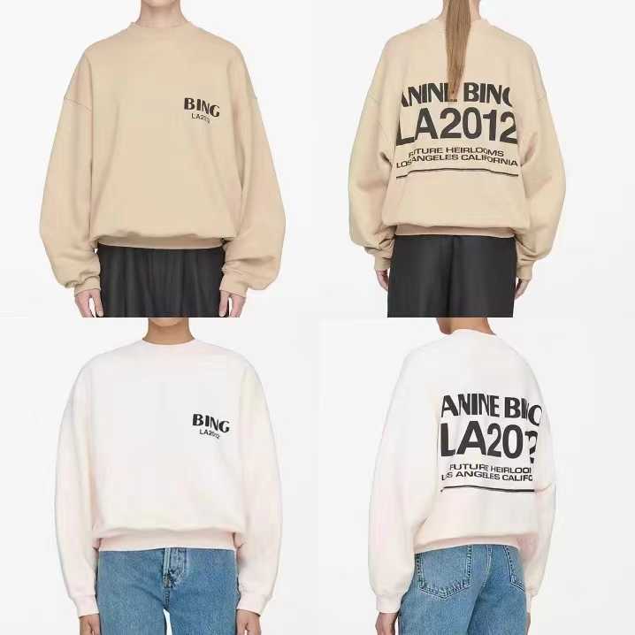 ANINEs Jaci Women Sweatshirt BINGs La Letter Print Brushed Round Neck Loose Plush Sweater Designer Fashion Pullover Hoodie, Khaki
ANINEs Jaci Women Sweatshirt BINGs La Letter Print Brushed Round Neck Loose Plush Sweater Designer Fashion Pullover Hoodie, Khaki