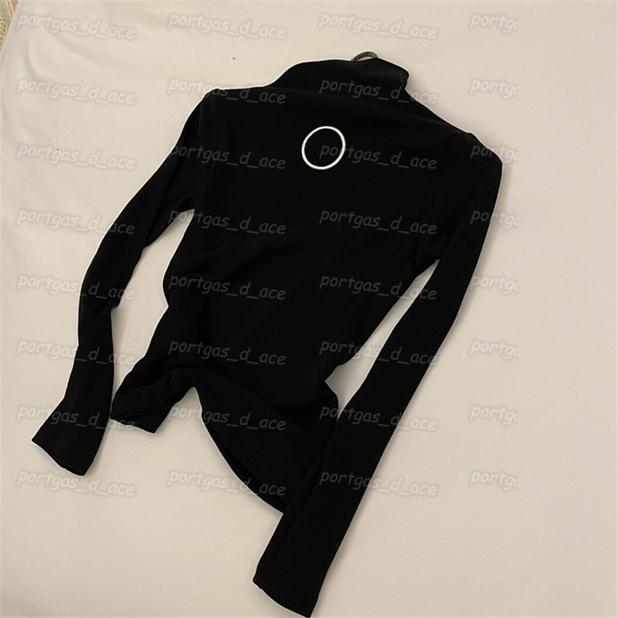 Luxury Womens T Shirt Black T Shirts Long Sleeve Bottoming Tops, Black with label
Luxury Womens T Shirt Black T Shirts Long Sleeve Bottoming Tops, Black with label