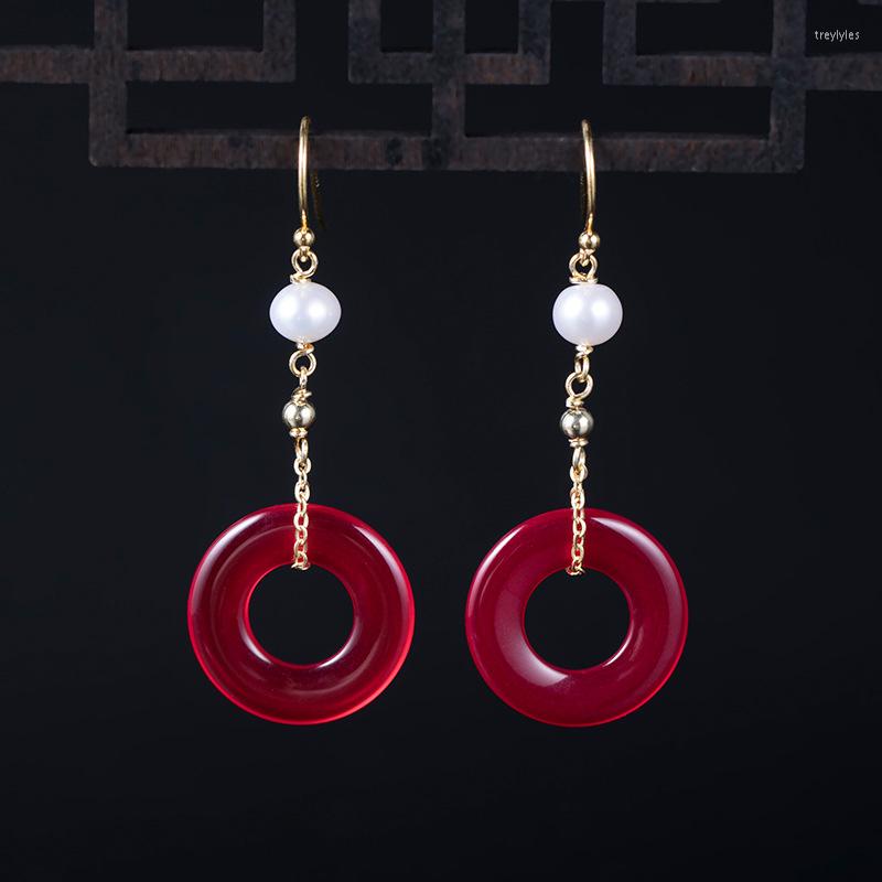 Stud Earrings S925 Sterling Silver Vintage Red Agate Safety Buckle Hollow Ladies Handmade Diy Pearl Short Ear Hooks
Stud Earrings S925 Sterling Silver Vintage Red Agate Safety Buckle Hollow Ladies Handmade Diy Pearl Short Ear Hooks