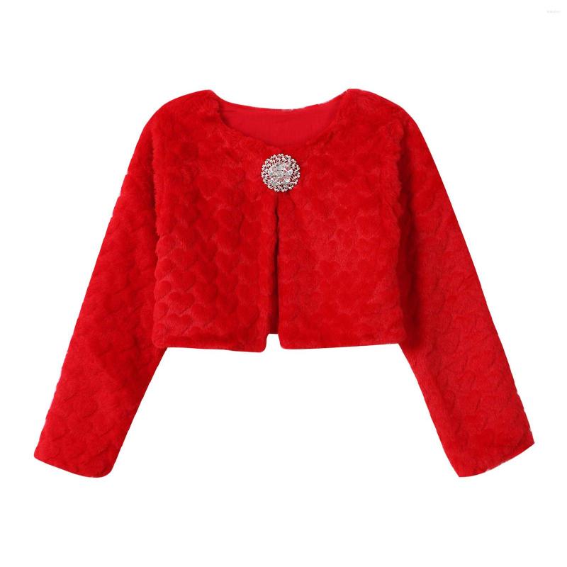 Jackets Children Flower Girls Thicken Plush Faux Fur Bolero Jacket Shrug Cape Formal Wedding Party Cloaks Shawl Outerwear Coats, White
Jackets Children Flower Girls Thicken Plush Faux Fur Bolero Jacket Shrug Cape Formal Wedding Party Cloaks Shawl Outerwear Coats, White