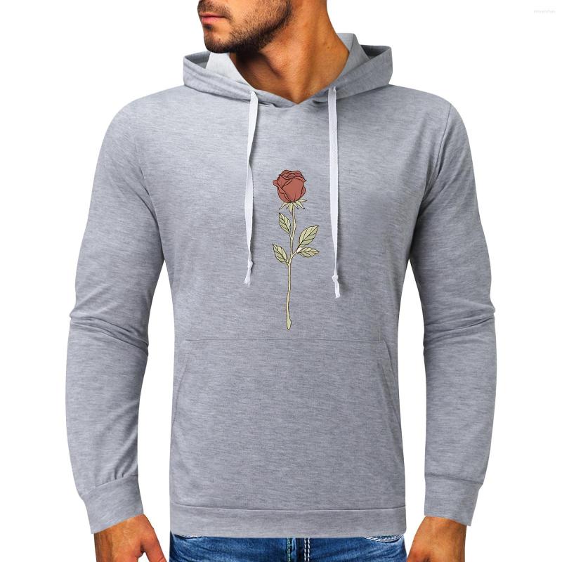 Men's Hoodies 2022 Oversized Sweatshirt Men's Casual Fashion Rose Flower Print Top Long Sleeve Hooded Pullover, Black
Men's Hoodies 2022 Oversized Sweatshirt Men's Casual Fashion Rose Flower Print Top Long Sleeve Hooded Pullover, Black