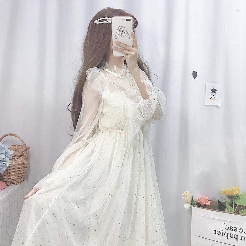 Casual Dresses Women Mesh Dress Women' Skirt Spring Pleated Suspender Vestido De Mujer Femme Robe, White
Casual Dresses Women Mesh Dress Women' Skirt Spring Pleated Suspender Vestido De Mujer Femme Robe, White