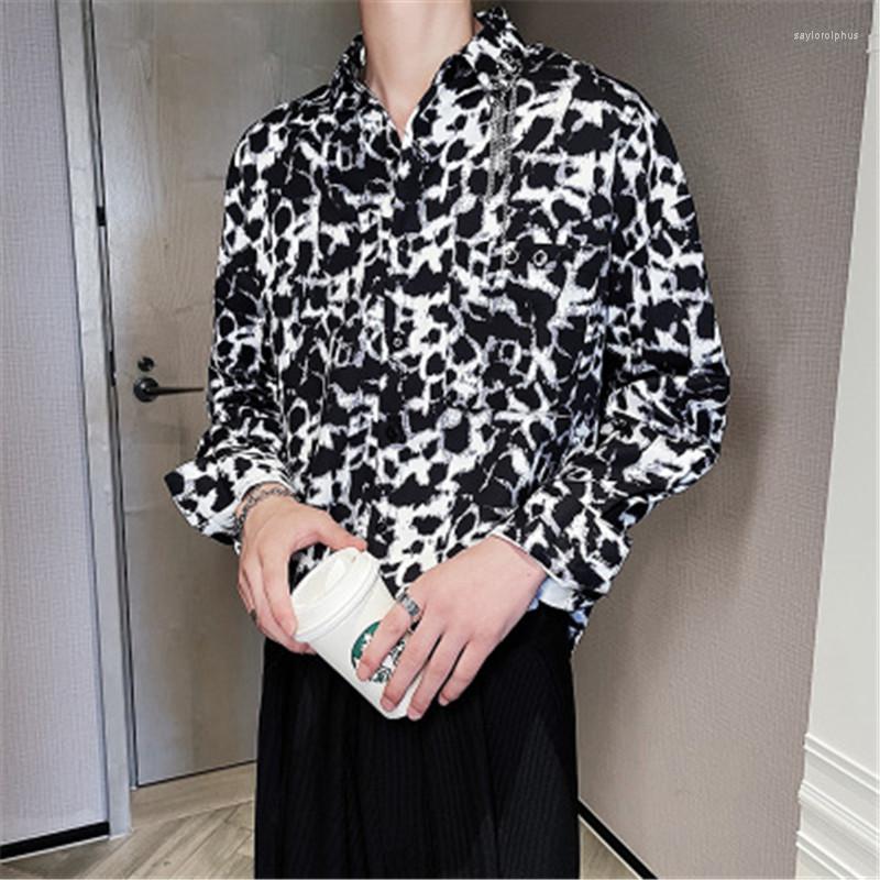 Men's Casual Shirts Oversize Loose Shirt Men Print Chain Design Full Length Blouse Leopard Boys Social Hawaiian Korean Fashion Clothing 2022, Print shirts
Men's Casual Shirts Oversize Loose Shirt Men Print Chain Design Full Length Blouse Leopard Boys Social Hawaiian Korean Fashion Clothing 2022, Print shirts