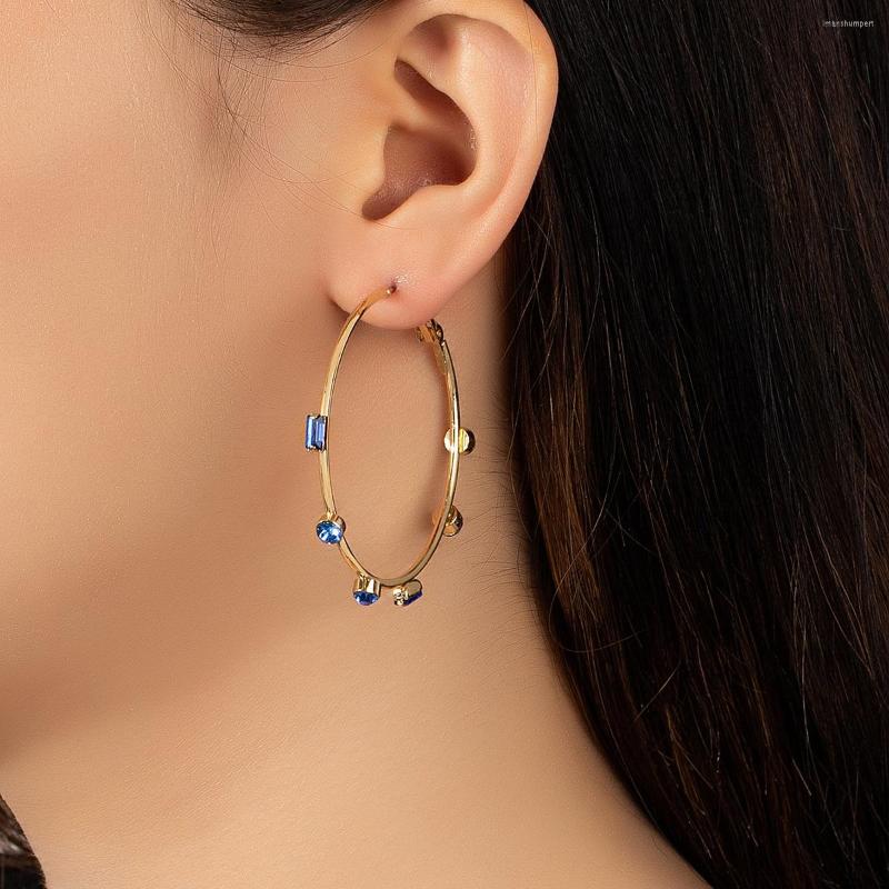 Hoop Earrings Fashion Brilliant Crystal Big Circle For Women Luxury Charm Jewelry Oversized Rhinestone Large Round
Hoop Earrings Fashion Brilliant Crystal Big Circle For Women Luxury Charm Jewelry Oversized Rhinestone Large Round