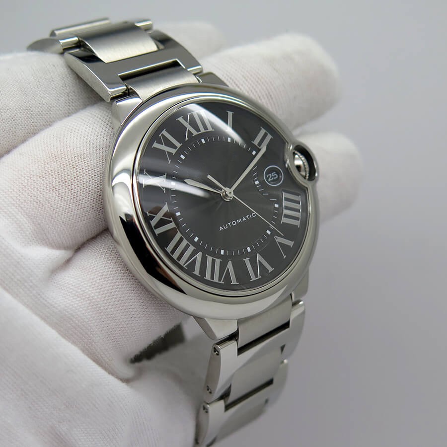 Top sell Male Clock Man watch Stainless watches Mechanical Automatic wristwatch New Fashion Business wristwatches Black Face 086, Silver
Top sell Male Clock Man watch Stainless watches Mechanical Automatic wristwatch New Fashion Business wristwatches Black Face 086, Silver