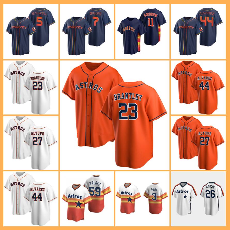 Baseball Jersey Coston Astros''27 Jose Altuve 52 Bryan Abreu 27 Jose Altuve 44 Yordan Alvarez 64 Brandon Bielak 56 Ronel Blanco 23 Michael Brantley 2 Bregman 58 Brown, Custom men(taikongren)
Baseball Jersey Coston Astros''27 Jose Altuve 52 Bryan Abreu 27 Jose Altuve 44 Yordan Alvarez 64 Brandon Bielak 56 Ronel Blanco 23 Michael Brantley 2 Bregman 58 Brown, Custom men(taikongren)