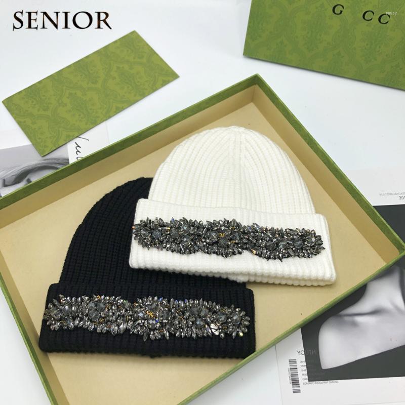 Beanies Light Luxury Rhinestone Winter Solid Color Women's Beanie Wool Warm High-quality Knitted Hat Brand 2022, Black-a
Beanies Light Luxury Rhinestone Winter Solid Color Women's Beanie Wool Warm High-quality Knitted Hat Brand 2022, Black-a