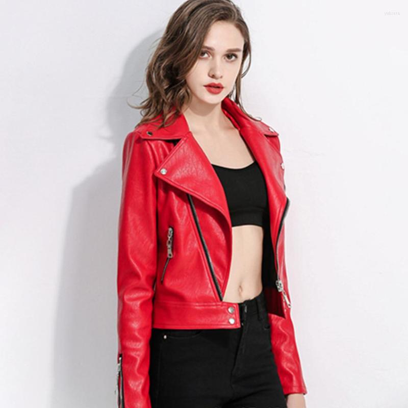 Women' Leather 2 Colors Black Red Motorcycle Jacket Women PU Thermo Bike Jackets High Street Casual Outwear XL
Women' Leather 2 Colors Black Red Motorcycle Jacket Women PU Thermo Bike Jackets High Street Casual Outwear XL