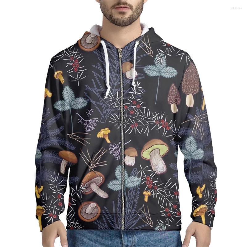 Men's Hoodies Nopersonality Winter Thick Printed Wild Mushroom Man Sweater Comfortable Outdoor Casual Male Sports Hoodie Warm Zipper, Amdb451 grm
Men's Hoodies Nopersonality Winter Thick Printed Wild Mushroom Man Sweater Comfortable Outdoor Casual Male Sports Hoodie Warm Zipper, Amdb451 grm