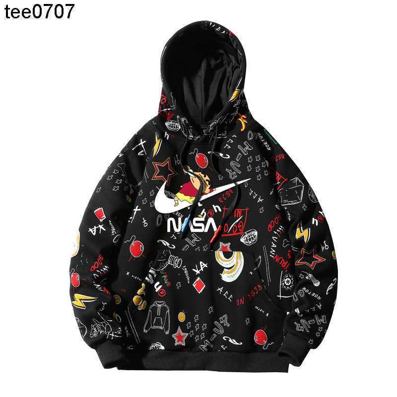 Designer NASA Warm Hoodie Bodysuit Men' Fashion Brand Autumn and Winter Korean Youth Casual Sports Top Loose Couple Sweatshirt, 018 white
Designer NASA Warm Hoodie Bodysuit Men' Fashion Brand Autumn and Winter Korean Youth Casual Sports Top Loose Couple Sweatshirt, 018 white