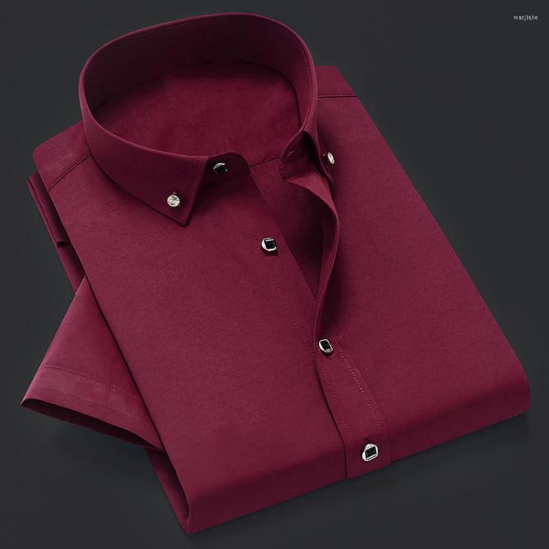 Men's Casual Shirts Terrific Men Shirt Single-breasted Pure Colors Buttons Turn-down Collar Business Formal Top Rhinestone, Black
Men's Casual Shirts Terrific Men Shirt Single-breasted Pure Colors Buttons Turn-down Collar Business Formal Top Rhinestone, Black