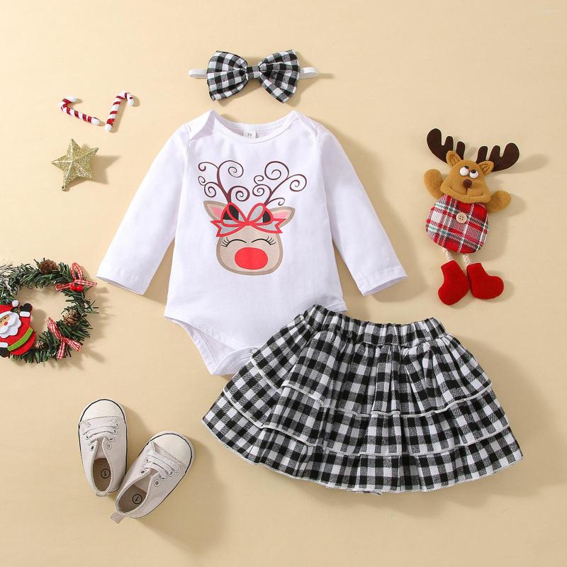 Tench Coats Born Infant Baby Girls Autumn Long Sleeve Christmas Print Romper Bodysuit Plaid Skirts Headbands Set Clothes, White
Tench Coats Born Infant Baby Girls Autumn Long Sleeve Christmas Print Romper Bodysuit Plaid Skirts Headbands Set Clothes, White