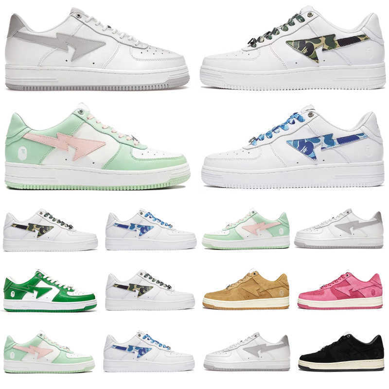 Bapestas Baped APE Men Women Running Shoes Sneaker BapeSta JJJJound Pastel Green Camo Blue Beige Black Suede Leather Mens Trainers Sports, Color#1
Bapestas Baped APE Men Women Running Shoes Sneaker BapeSta JJJJound Pastel Green Camo Blue Beige Black Suede Leather Mens Trainers Sports, Color#1