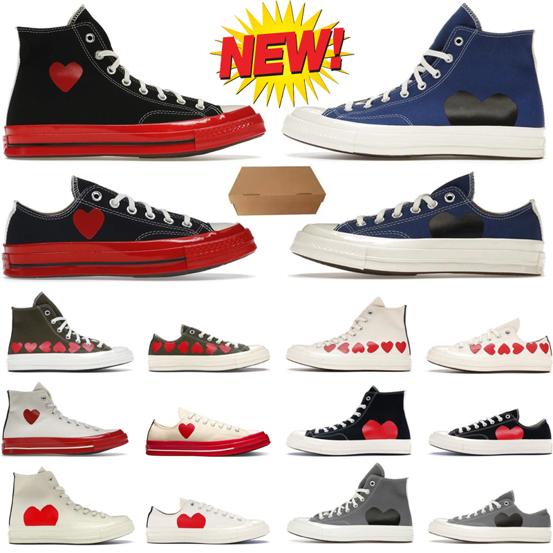 Casual shoes All Star 70 Hi 1970s CDG Canvas sneakers Mens Womens flat bottom PLAY Egret Red Midsole low high with box EUR 35-44, #4 play black red midsole(3)
Casual shoes All Star 70 Hi 1970s CDG Canvas sneakers Mens Womens flat bottom PLAY Egret Red Midsole low high with box EUR 35-44, #4 play black red midsole(3)